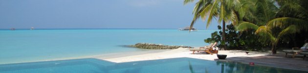 Longhaul holidays from Escape Worldwide - pool at the Taj Exotica Maldives