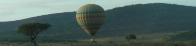 Hot Air Balloon over the Masai Mara