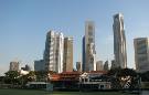 Holidays to Singapore with Escape Worldwide - Singapore Cricket Club and city centre skyline