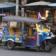 Holidays to Bangkok - The quickest way to get around Bangkok - by Tuk Tuk