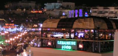 Lebanese food is also popular in Sharm