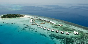 Inside the Water Villa at Athuruga Diamonds Athuruga