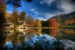 Holiday to the Cleopatra Mountain Farmhouse, Drakensberg South Africa