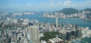 Holidays to Hong Kong and Macau with Escape Worldwide - Victoria Harbour from the observation deck at the KCC 