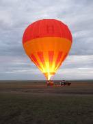 Hot air balloon in Kenya