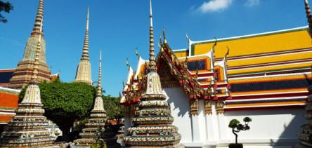 Holidays to Bangkok with Escape Worldwide - Temple guardians at the Grand Palace, Bangkok